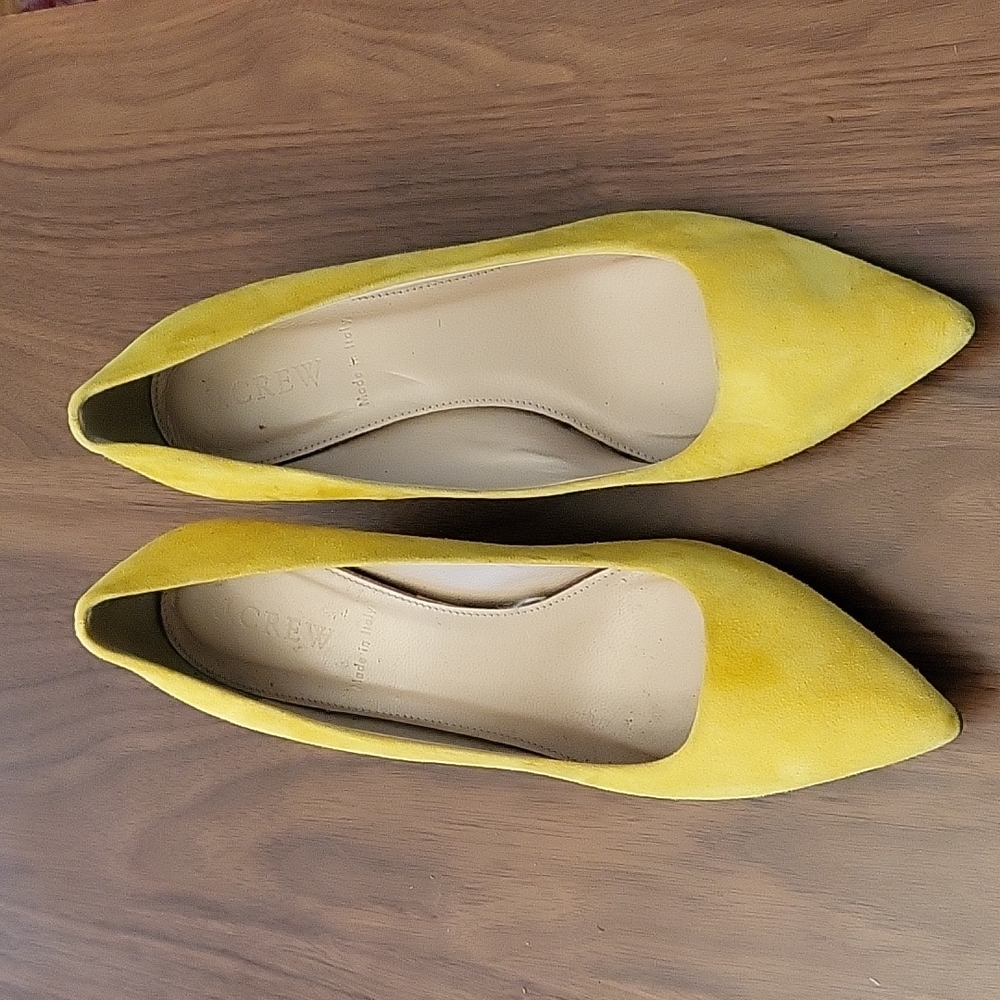 J.Crew suede heels